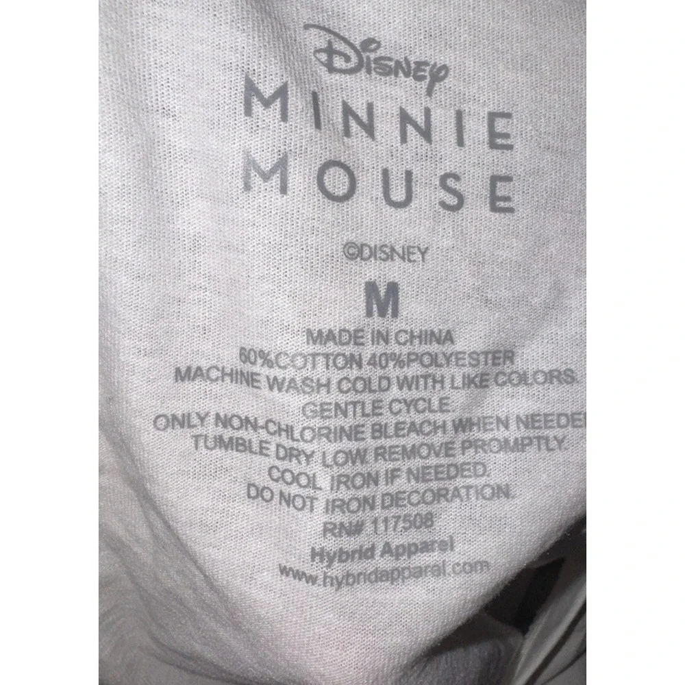 Disney Minnie Mouse‎ Maternity T-shirt Shirred Sz Medium 